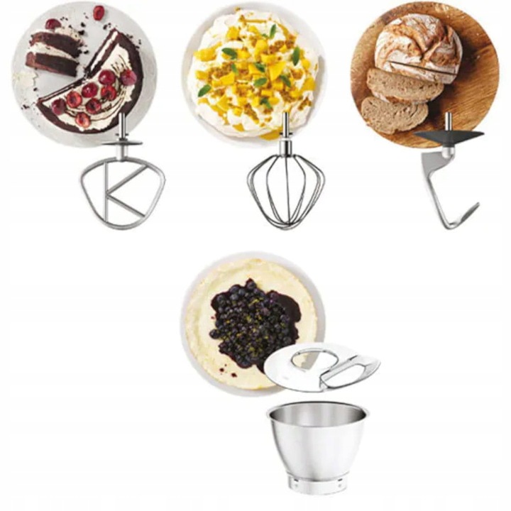 Robot planetarny Kenwood KVC65.001WH Titanium Chef Baker