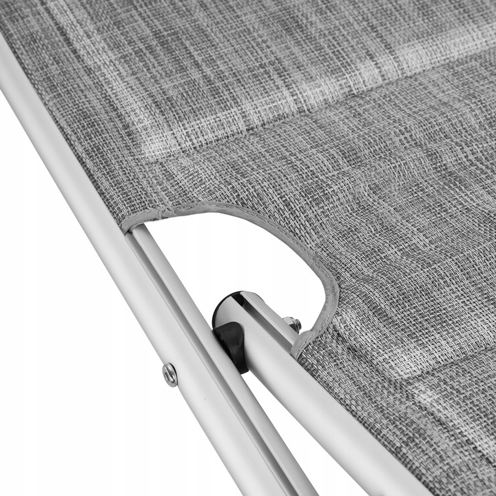 Leżak Lorella tapicerowany, składany