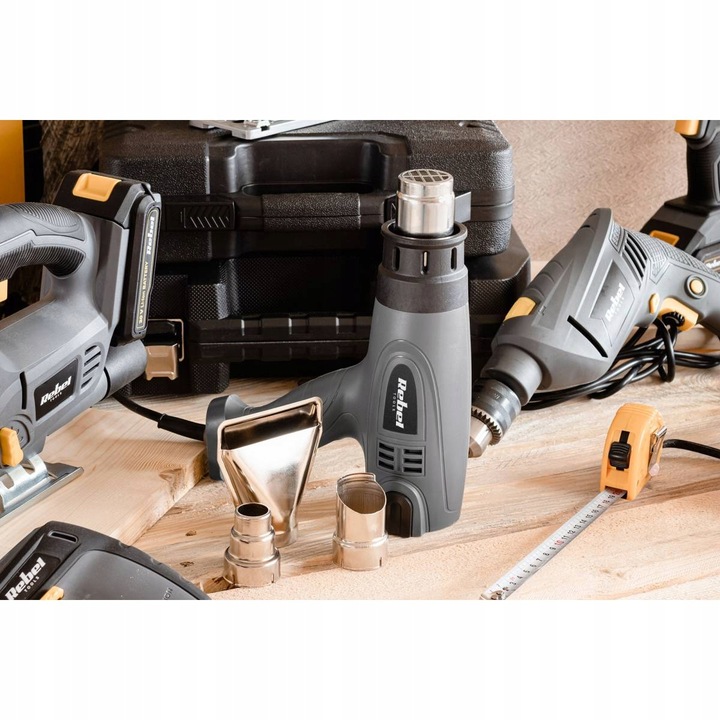 Opalarka elektryczna 4 dysze 3 biegi 2000W Rebel