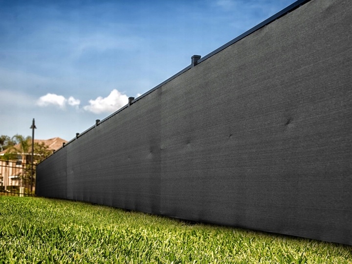 SIATKA CIENIUJĄCA 1,5x10m GRAFIT 90% MASKUJĄCA OSŁONA NA OGRODZENIE PŁOT UV