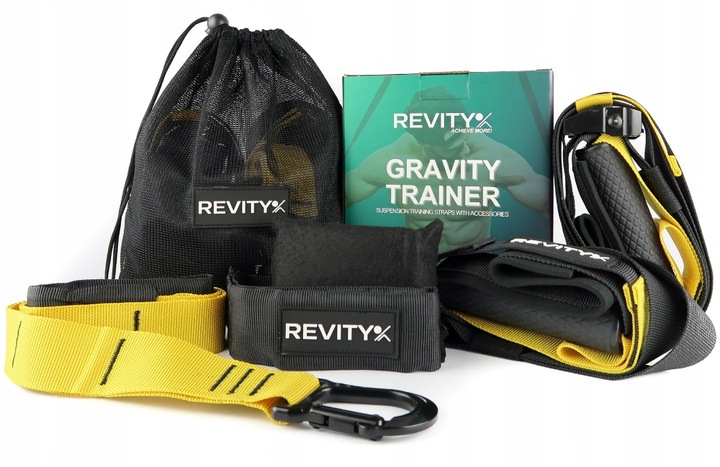 TAŚMY DO ĆWICZEŃ TRX CROSSFIT PASY TRENINGOWE Z AKCESORIAMI WYSOKA JAKOŚĆ