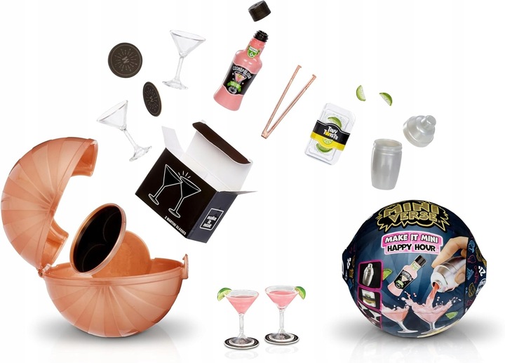 MGA's Miniverse Make It Mini Happy Hour Mini Collectibles, Blind Packaging