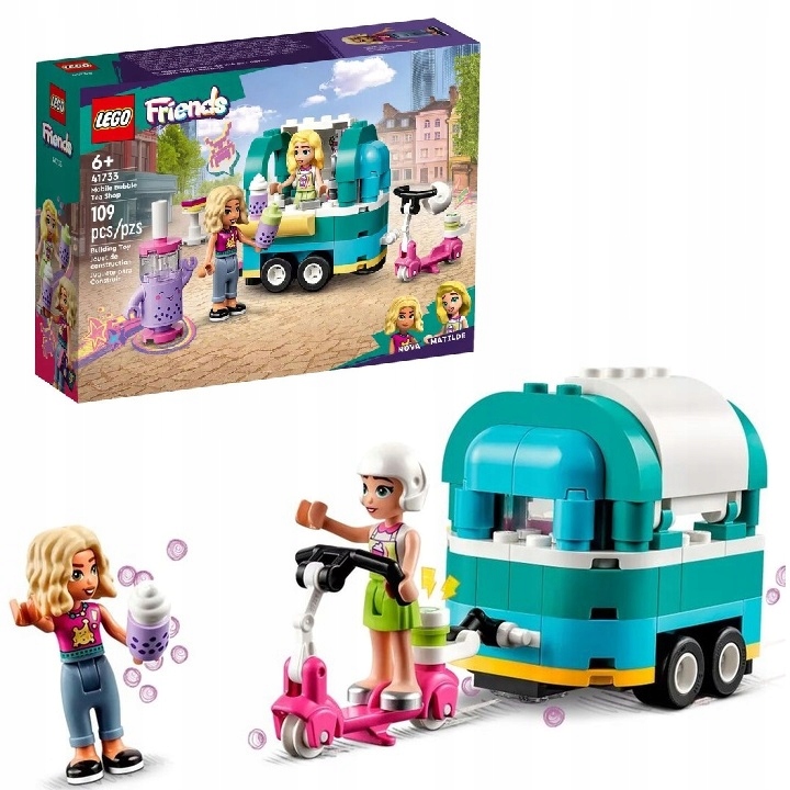 LEGO FRIENDS 6+ HULAJNOGA SKLEP Z BUBBLE TEA 41733