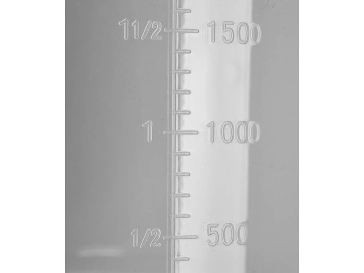 Dzbanek z Miarką Miarka 5000ML Podziałka 2 SKALE Przeźroczysty z Rączką 5 L