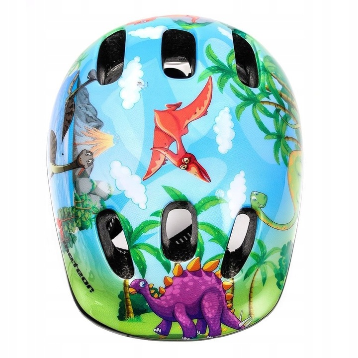 Kask rowerowy dziecięcy regulowany rower deska hulajnoga Meteor S 48-52 cm