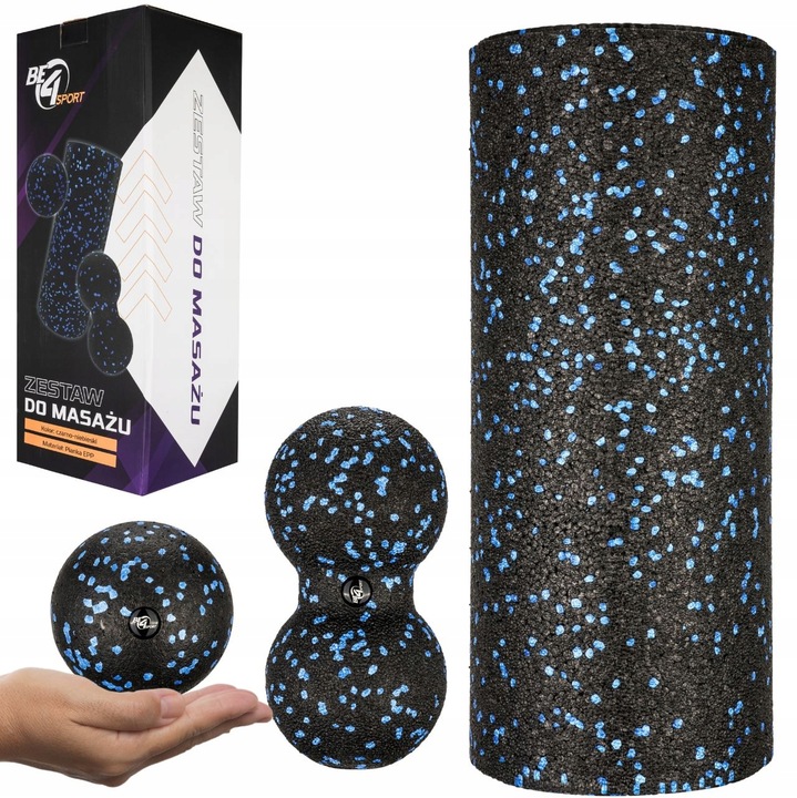 ZESTAW ROLLERÓW DO MASAŻU EPP 3W1 GRATIS GUMA OPOROWA POWER BAND OPÓR 2-7kg