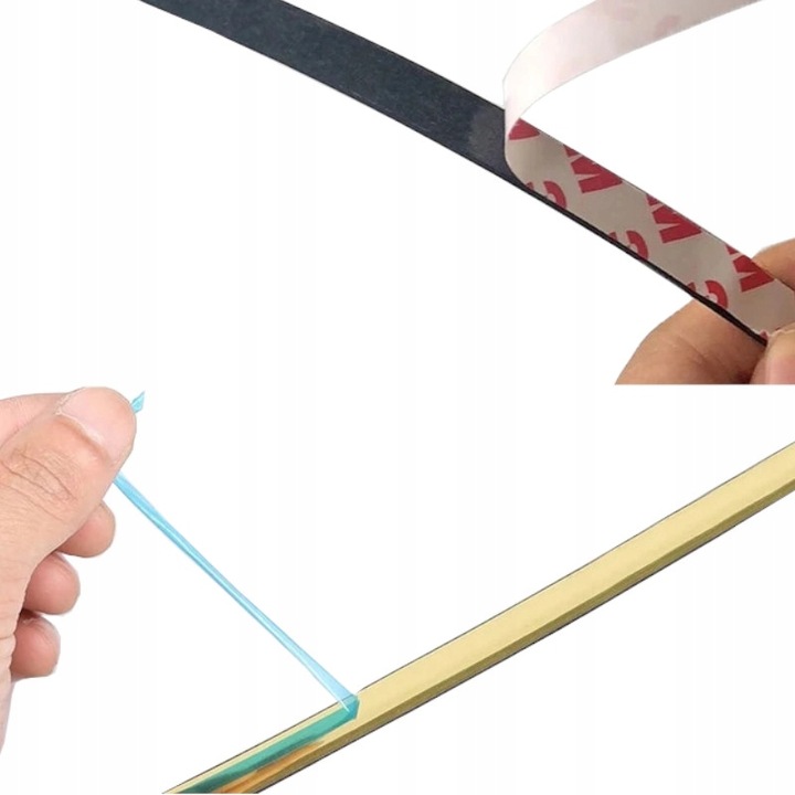 LISTWA DEKORACYJNA OZDOBNA ZŁOTA PVC 21mm GOLD 10 METRÓW SAMOPRZYLEPNA