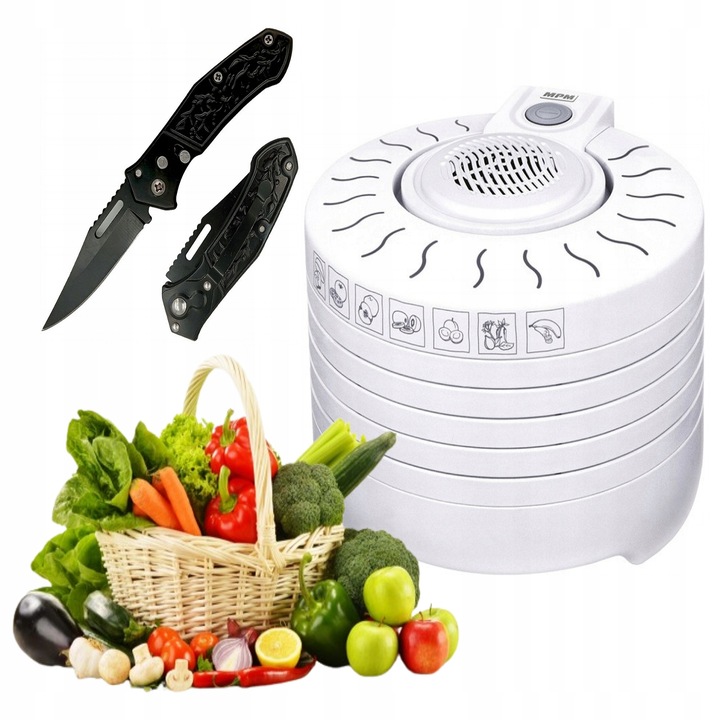 SUSZARKA do grzybów i owoców MPM MSG-01 5 sit 250W