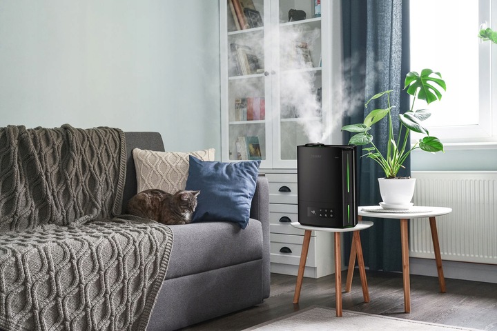 Nawilżacz powietrza do roślin kwiatów AROMATERAPIA HIGROSTAT Czarny 4,8L