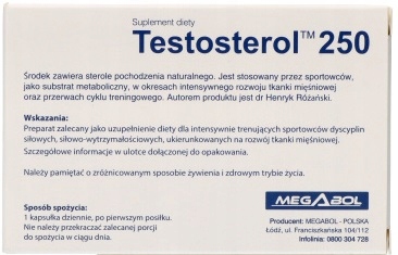 Mocny Preparat Testosterol Masa Siła libido Testosteron sterole