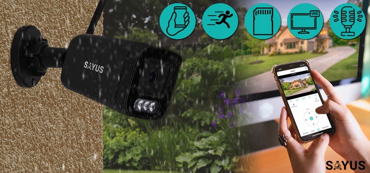 KAMERA ZEWNĘTRZNA IP WiFi 8MPx METALOWA 4K ULTRA HD DETEKCJA RUCHU ZOOM 8MP