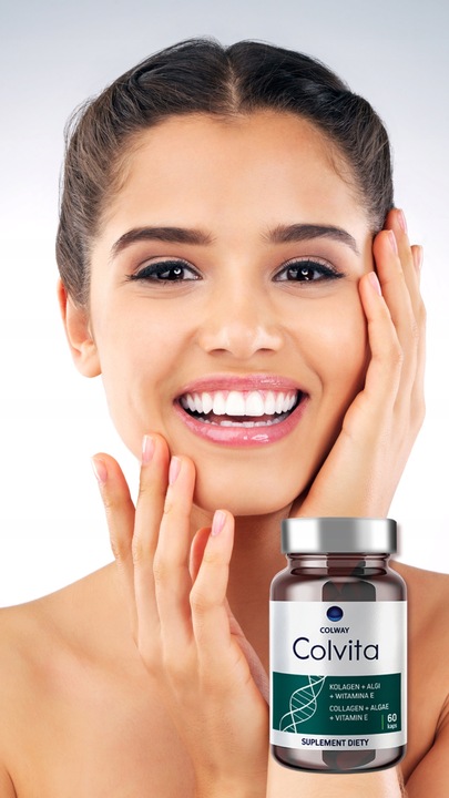 Colvita Colway 60Kaps Kolagen Wit E Na Stawy Skórę Włosy Paznokcie +GRATIS