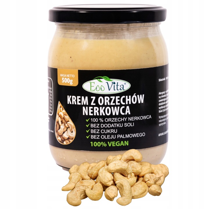 Pasta z orzechów nerkowca EOOVita 500g