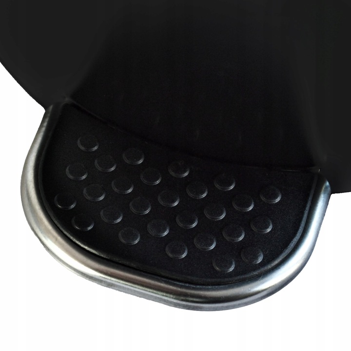 Kosz na śmieci łazienkowy pojemnik czarny elegancki wytrzymały uniwersalny