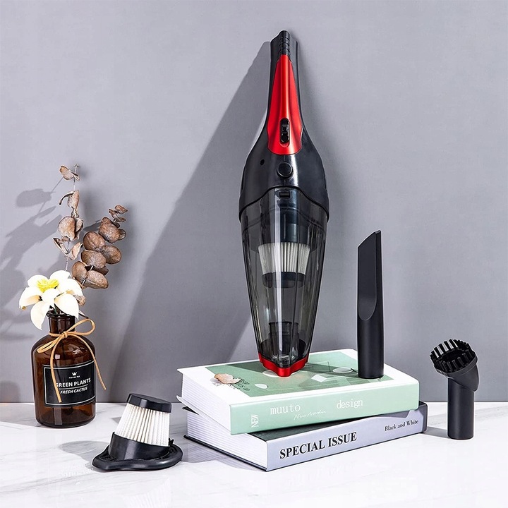 ODKURZACZ PODRĘCZNY BEZPRZEWODOWY MOCNY DO AUTA SAMOCHODOWY 120 W 7200 PA