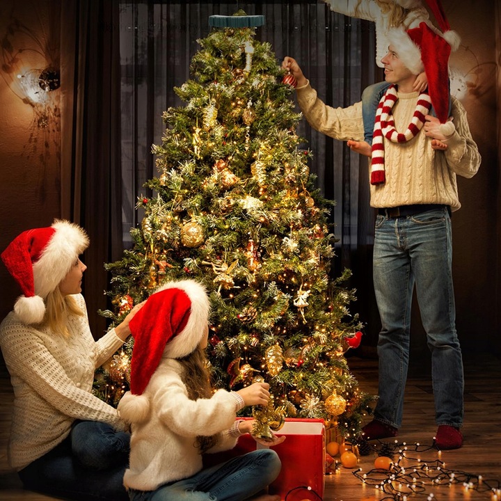 OŚWIETLENIE CHOINKOWE Z PIERŚCIENIEM, 2M, 400 DIOD LED, LAMPKI CHOINKOWE