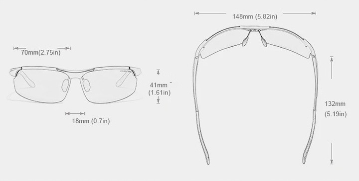 King Seven okulary przeciwsłoneczne pilotki aviator - mężczyzna bez oprawek