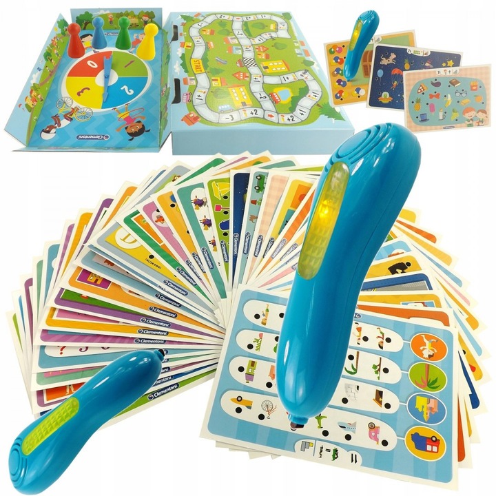 MÓWIĄCE PIÓRO 1000 PYTAŃ GRA EDUKACYJNA CLEMENTONI