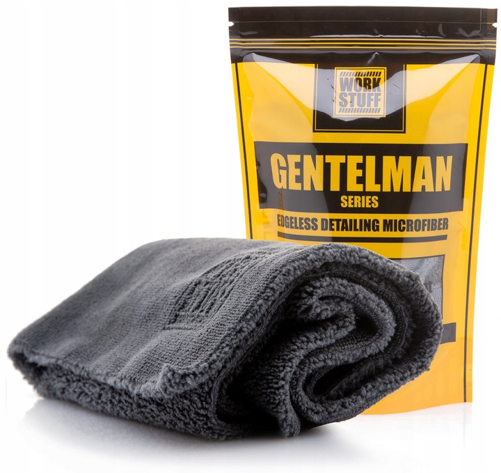 WORK STUFF GENTLEMAN BASIC DARK GREY MIKROFIBRA BEZ OBSZYCIA 40x40 cm