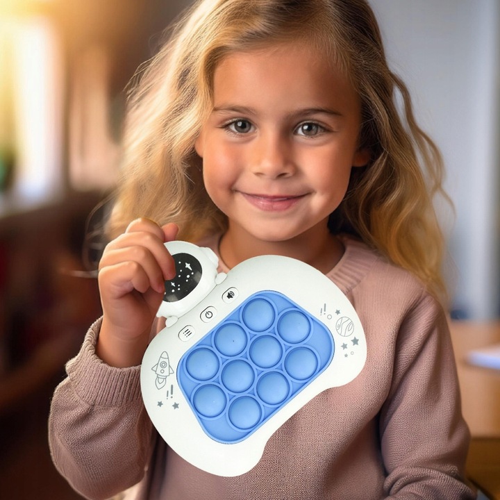 GRA Zręcznościowa POP IT POPIT ELEKTRYCZNA LED Prezent Dla 5 6 7 8 9 latka