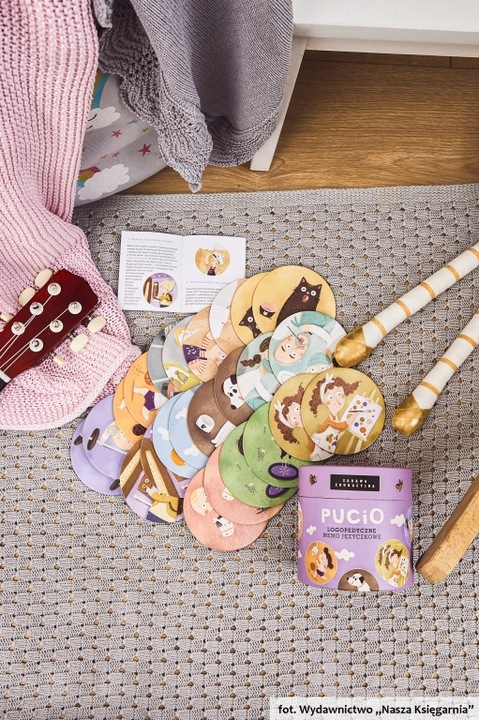 Logopedyczne memo języczkowe Pucio