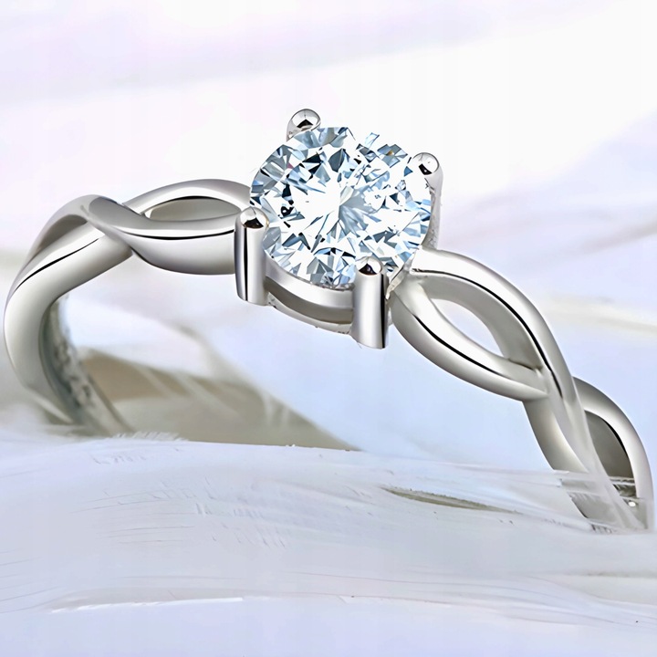 PIERŚCIONEK SREBRNY REGULOWANY NIESKOŃCZONOŚĆ SREBRO 925