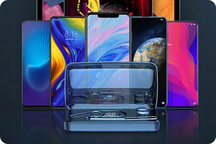 SŁUCHAWKA BLUETOOTH 5.1 DO ROZMÓW KIEROWCY POWERBANK ETUI ŁADUJĄCE MULTI