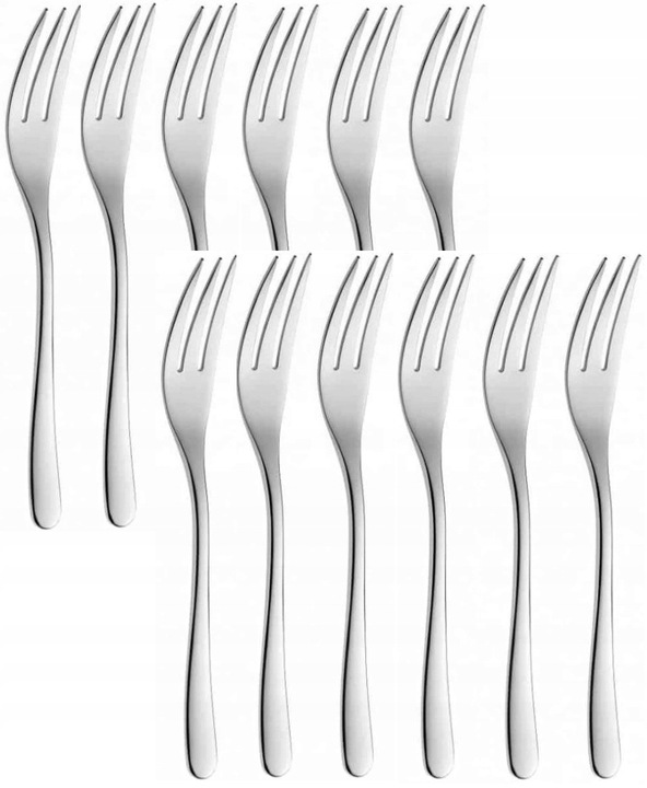 GERLACH WIDELCZYKI DO CIASTA TORTU DESERU 49 MUZA KOMPLET DLA 12 OSÓB