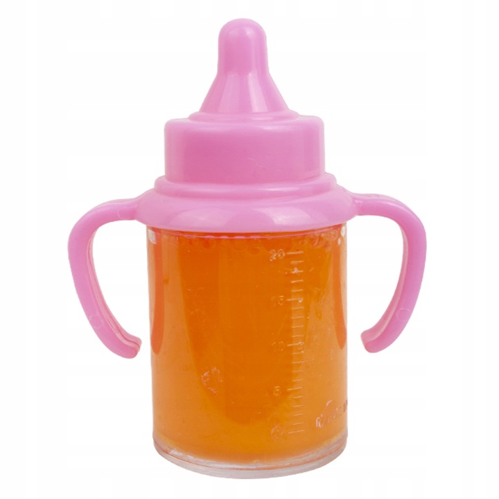 Zestaw magiczna butelka mleko bidon sok smoczek dla lalki HX853-1