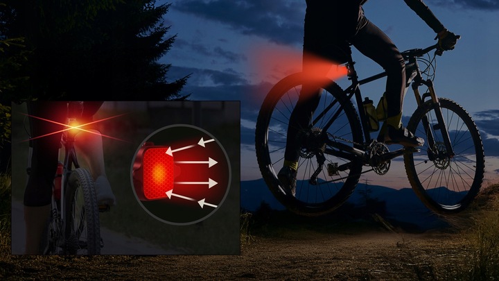 Lokalizator GPS LiTag MiLi lampka tylna do roweru światło rowerow IOS APPLE