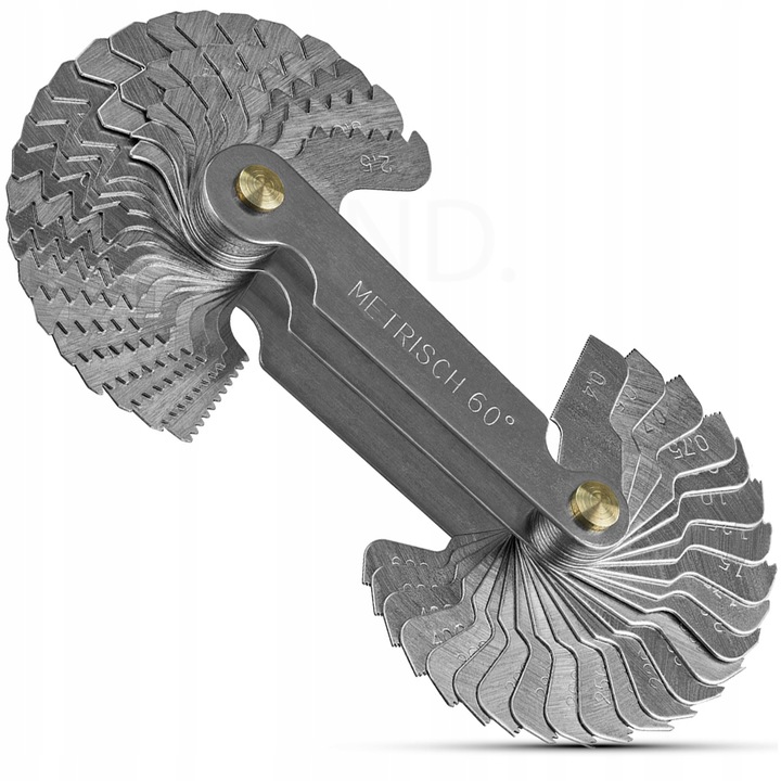 MIERNIK GWINTU GRZEBIEŃ POMIARU SKOKU WZORNIK 52sz