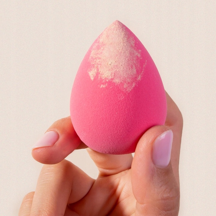GĄBKA BLENDER DO MAKIJAŻU RÓŻOWA 2SZT MAKE-UP