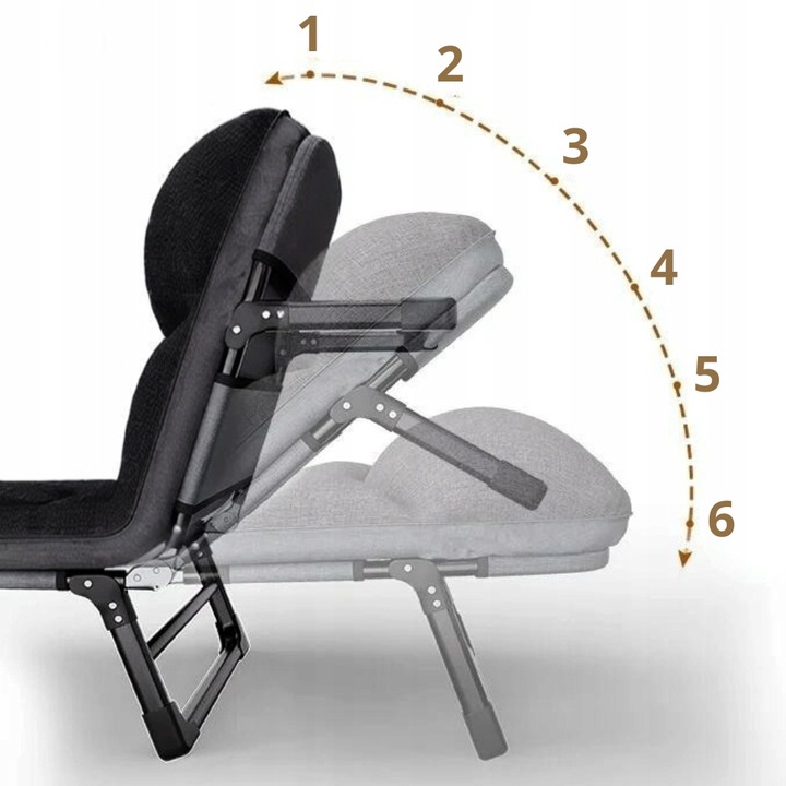 Łóżko Turystyczne Składane Polowe Leżak Kanadyjka Leżanka Stabilne Materac