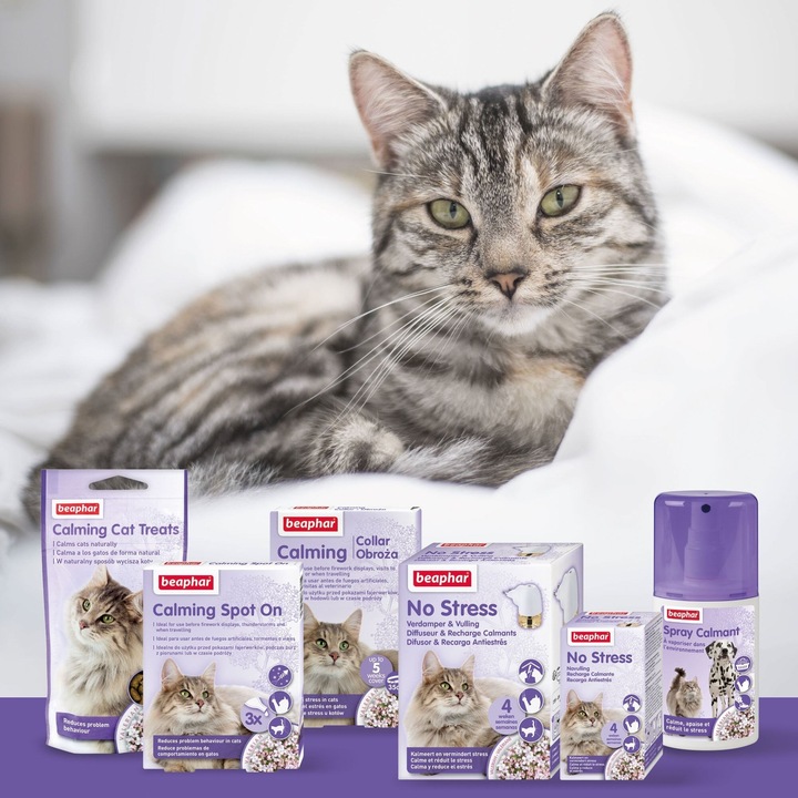 Beaphar Aromatyzer behawioralny No Stress dla kota + Wkład dla Kotów 30 ml