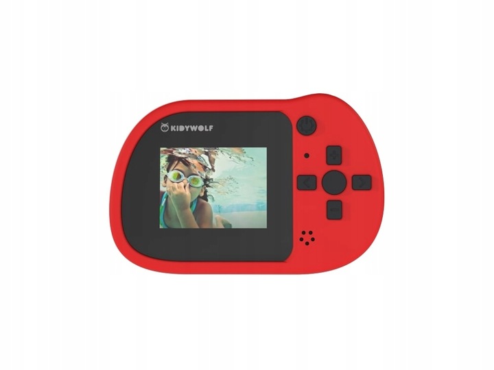 Kidywolf - Wodoodporny aparat Kidycam - Czerwony