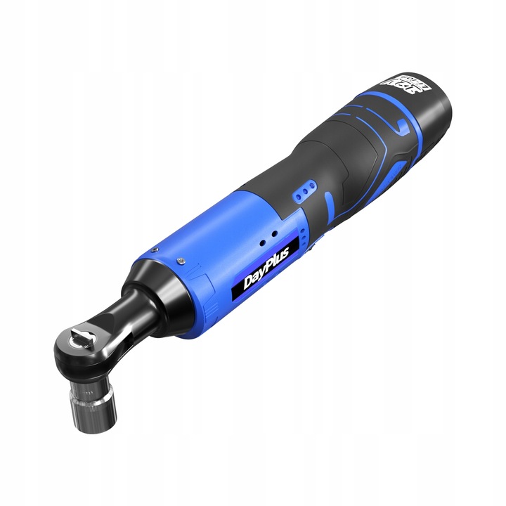 Elektryczny Klucz Akumulatorowa Udarowy Grzechotką 3/8'' 2 AKU & 7 Gniazda