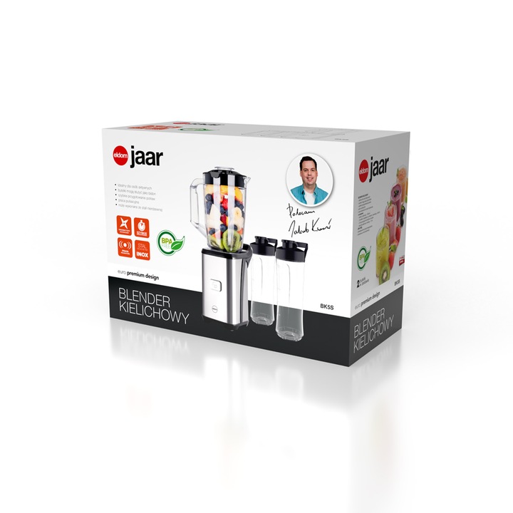 Blender kielichowy Eldom BK5s JAAR 350W srebrny