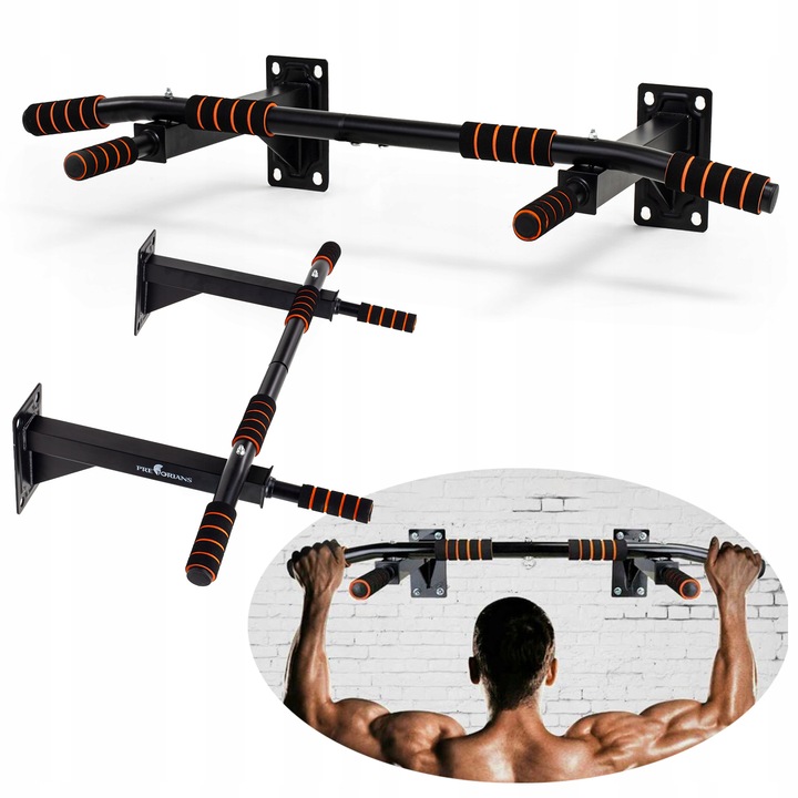 DRĄZEK DO PODCIĄGANIA MOCOWANY DO ŚCIANY WZMOCNIONY ŚCIENNY DO 250KG MOCNY