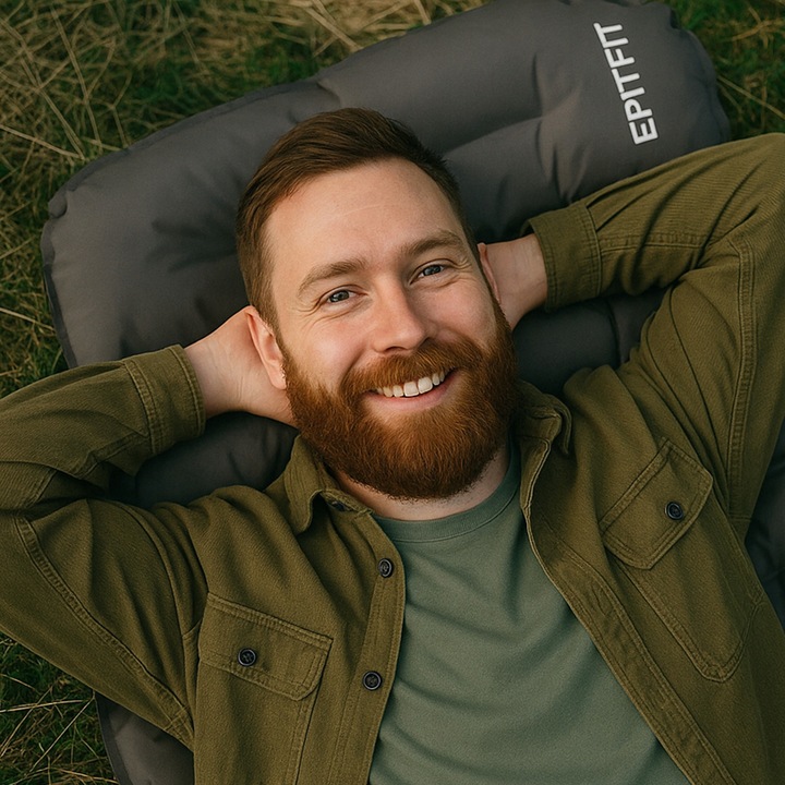 ULTRALEKKI Materac Samopompujący do spania jednoosobowy Karimata Dmuchana