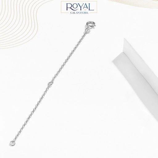 Przedłużka do łańcuszka bransoletki SREBRNA 10cm SREBRO pr 925 UNIWERSALNA