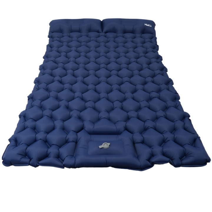 Materac Dmuchany Łóżko Dwuosobowe Z Pompką Do Spania Turystyczne Mata Lekka