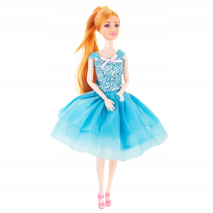 KARETA DLA LALKI Z PEGAZEM JEDNOROŻCEM I LALKĄ KAROCA LODOWA KRAINA