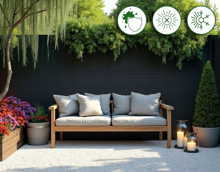 SIATKA CIENIUJĄCA 1,5x50m MASKUJĄCA MATA NA PŁOT OGRODZENIE OSŁONA 80% +UV