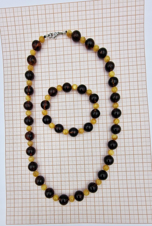 KOMPLET KORALE + BRANSOLETKA BURSZTYN BAŁTYCKI NASZYJNIK NA PREZENT NATURAL