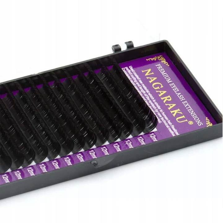Rzęsy Nagaraku Mink C 0,07 11 mm 16 pasków czarne