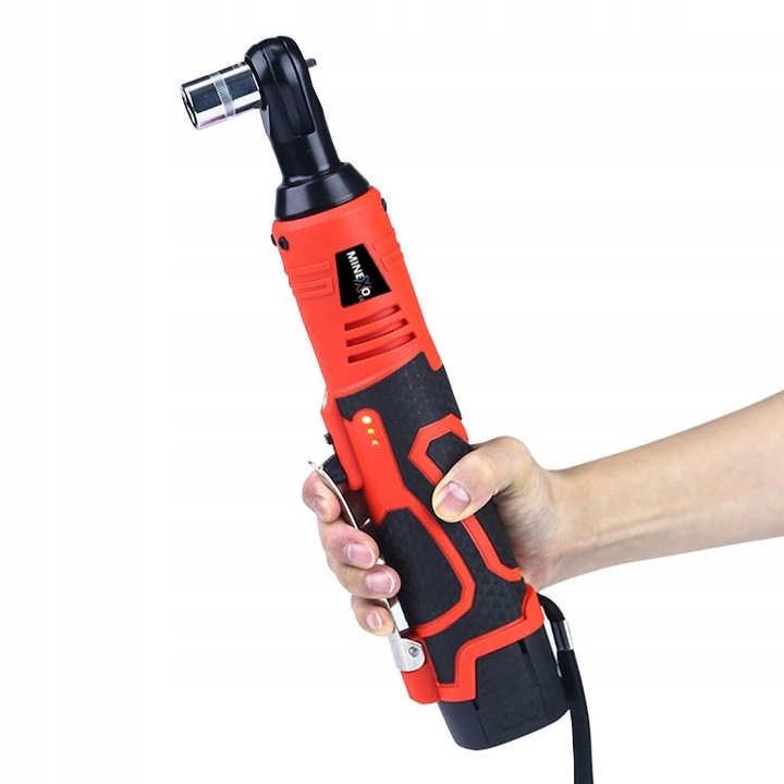 KLUCZ UDAROWY AKUMULATOROWY GRZECHOTKA 16,8V + 2x BATERIA + 7 NASADEK 3/8