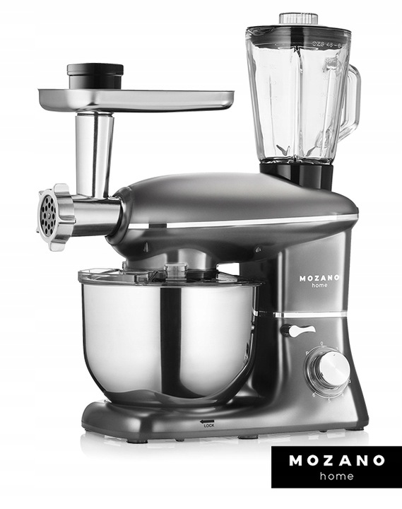 ROBOT KUCHENNY PLANETARNY MASZYNKA DO MIĘSA MIKSER BLENDER 6,2l + PRZEPISY