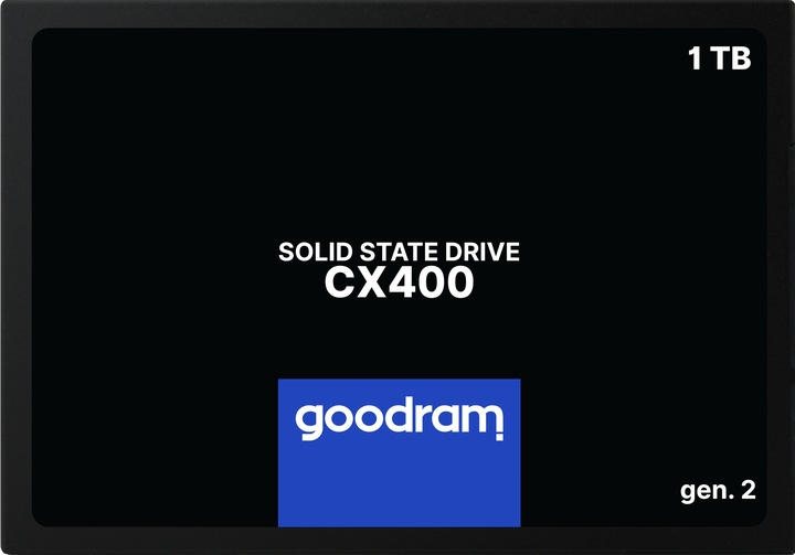 Dysk SSD GOODRAM 1TB CX400 G.2 2,5 SATA3 technologia 3D NAND Flash