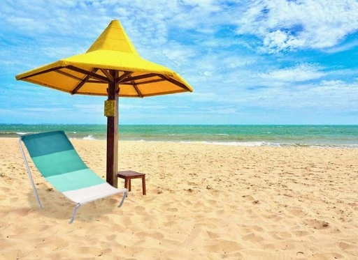 HIT! SKŁADANY LEŻAK IDEALNY NA PLAŻĘ + POKROWIEC