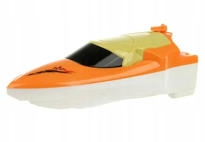 ŁÓDŹ ŁÓDKA MOTORÓWKA NA RADIO Z ŁADOWARKĄ ZDALNIE STEROWANA RC + PILOT